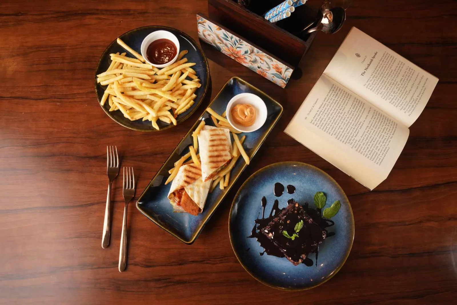 Browine Wrap Fries Combo