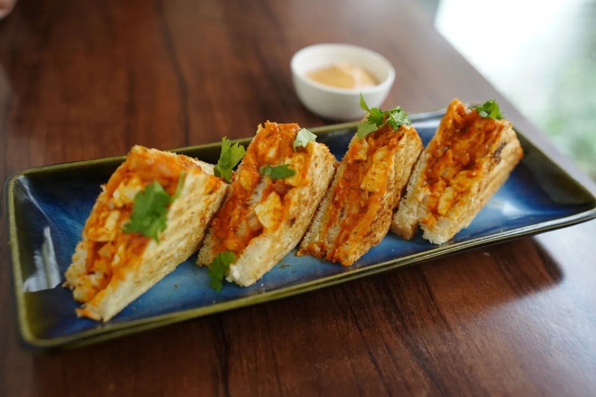 PUNJABI PANEER SANDWICH
